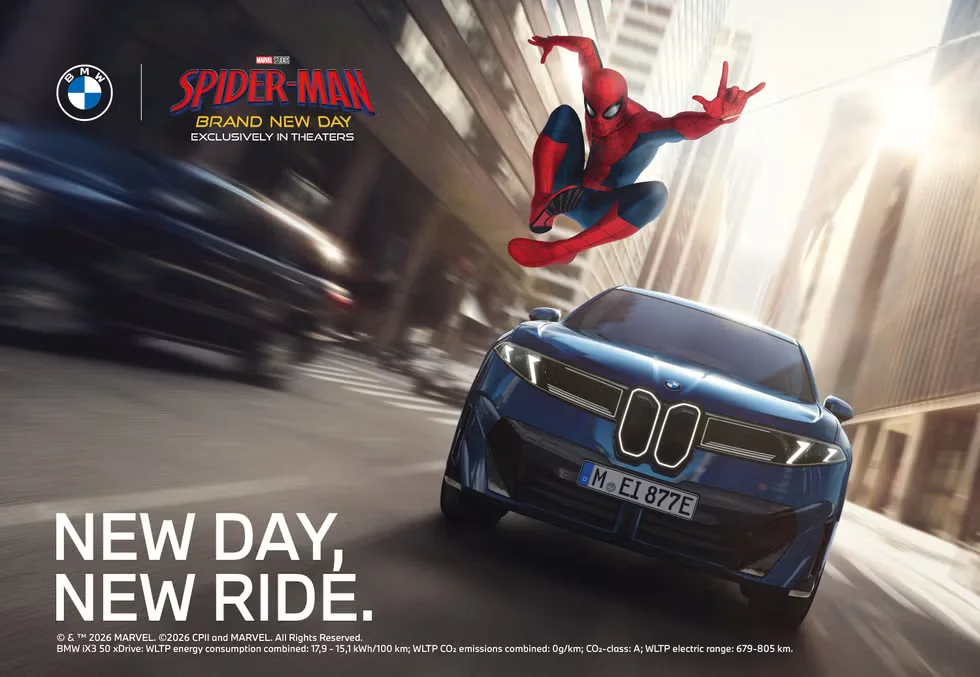 Spider-Man: Brand New Day ad is appearing on BMW car screens at start-up and it's dividing opinion
