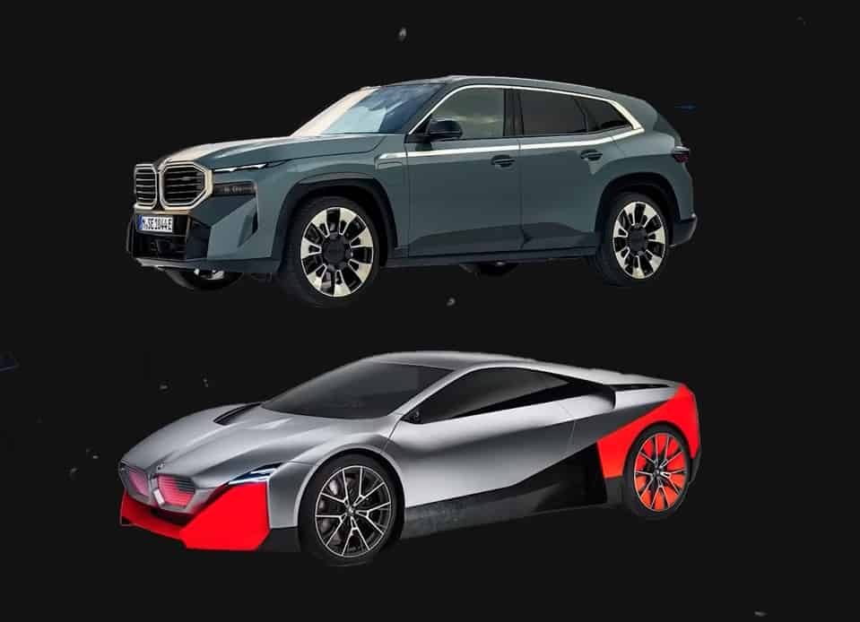 BMW XM Vision M Next and MX