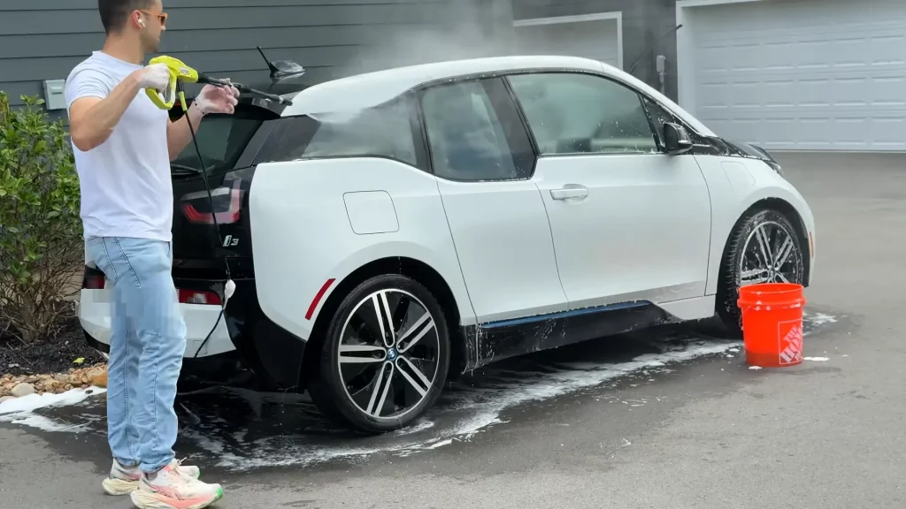 California man builds his own electric truck out of a BMW i3 for under $10,000 after declaring US gas prices are 'insane'