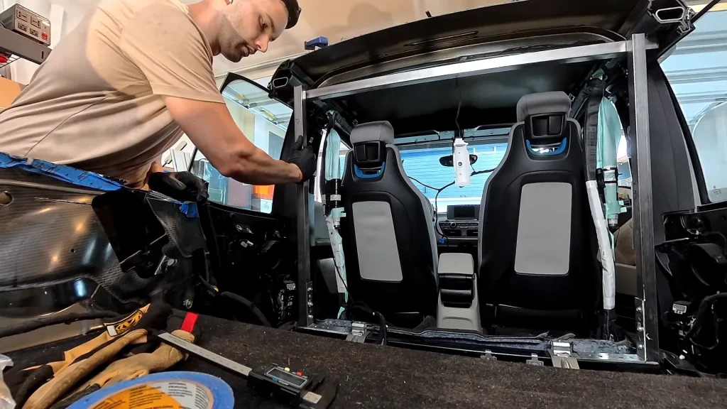 California man builds his own electric truck out of a BMW i3 for under $10,000 after declaring US gas prices are 'insane'