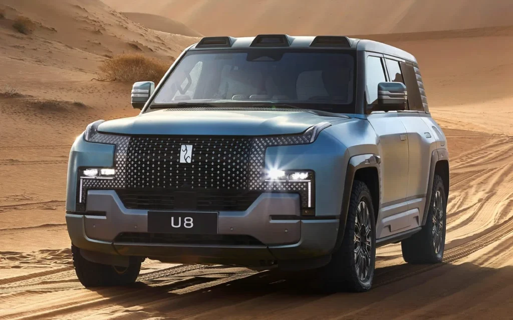 The new BYD Yangwang U8L SUV can transform into a fully-functioning emergency boat that can drive in water for 30 minutes