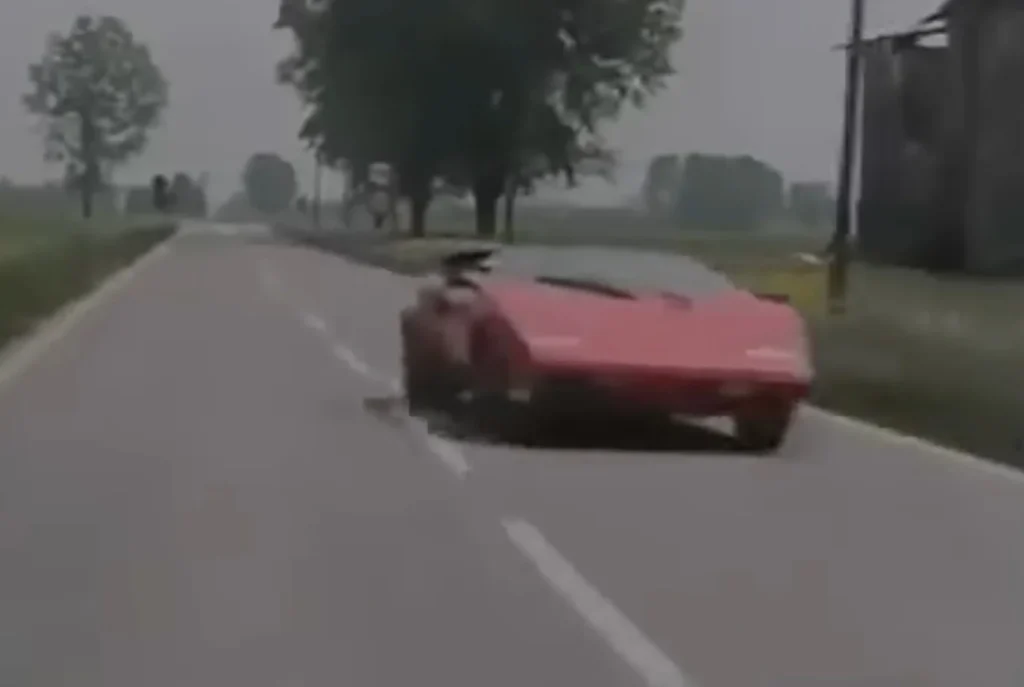 Valentino Balboni, a legendary Lambo test driver, was once allowed to drive a Lamborghini Countach at full speed on the public highway in Italy