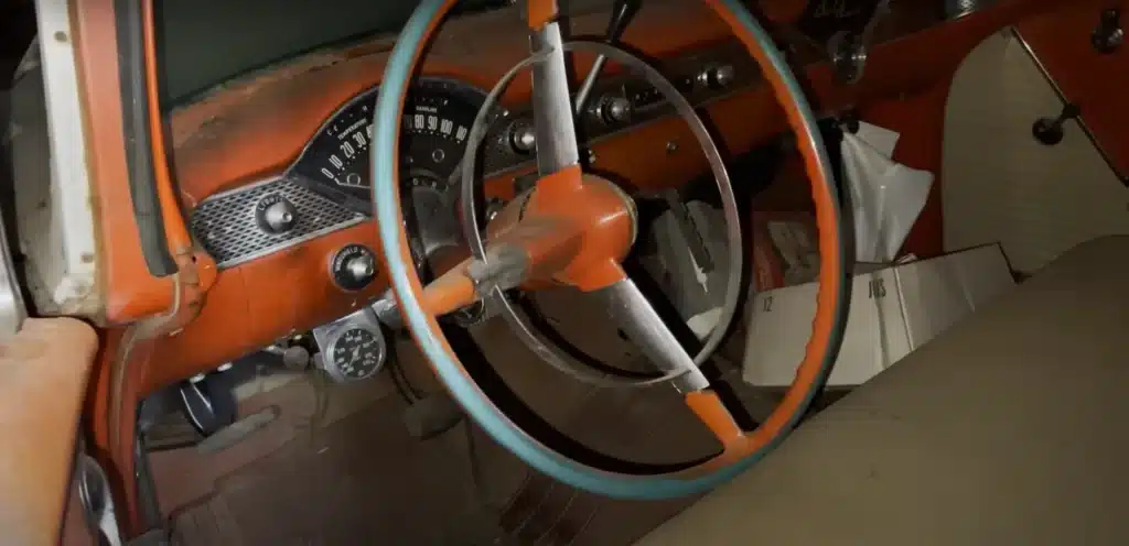 American man cleaning up Kansas farm discovers decrepit barn that has a car of dreams in it