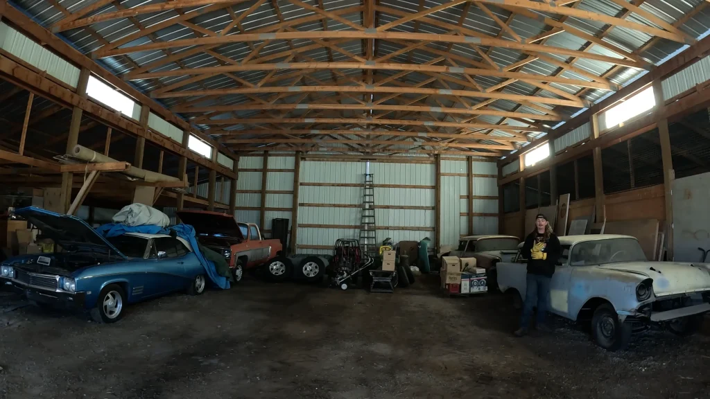 Man walks into a barn and uncovers an incredible classic car stash including iconic Chevys and a Chevelle