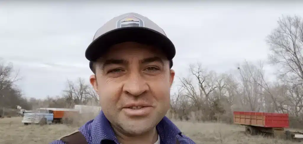 American man cleaning up Kansas farm discovers decrepit barn that has a car of dreams in it
