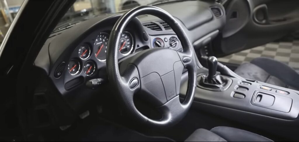 Barn find Mazda RX-7 interior