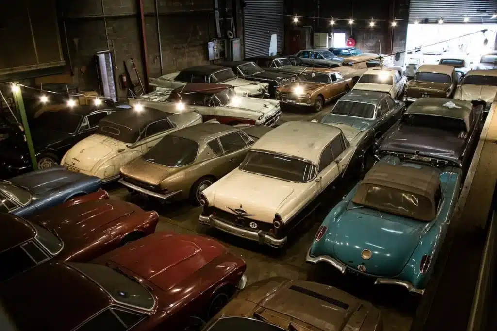 classic car collection Barn find