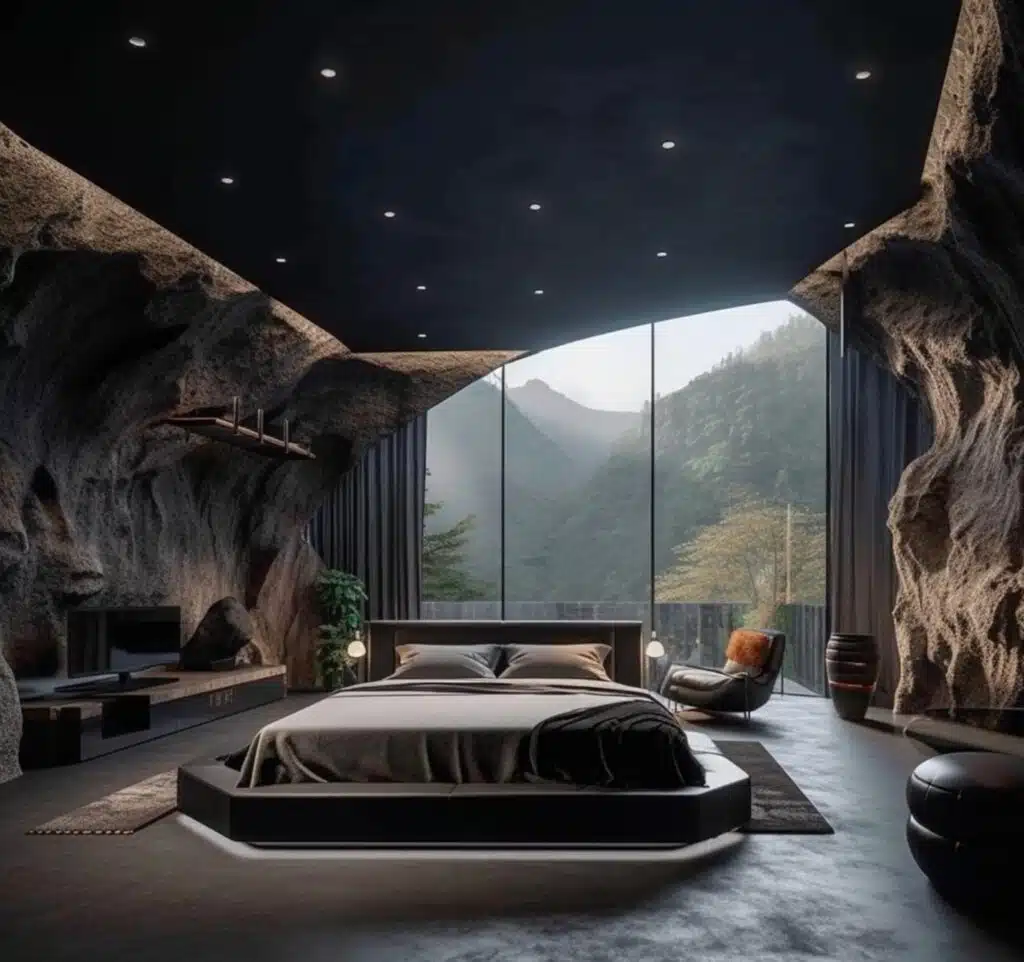 Batcave bedroom