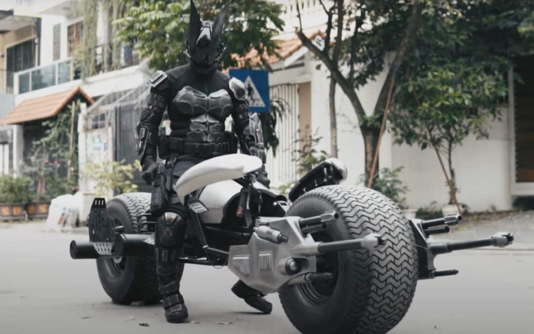 Man creates home-made Batpod that's actually rideable