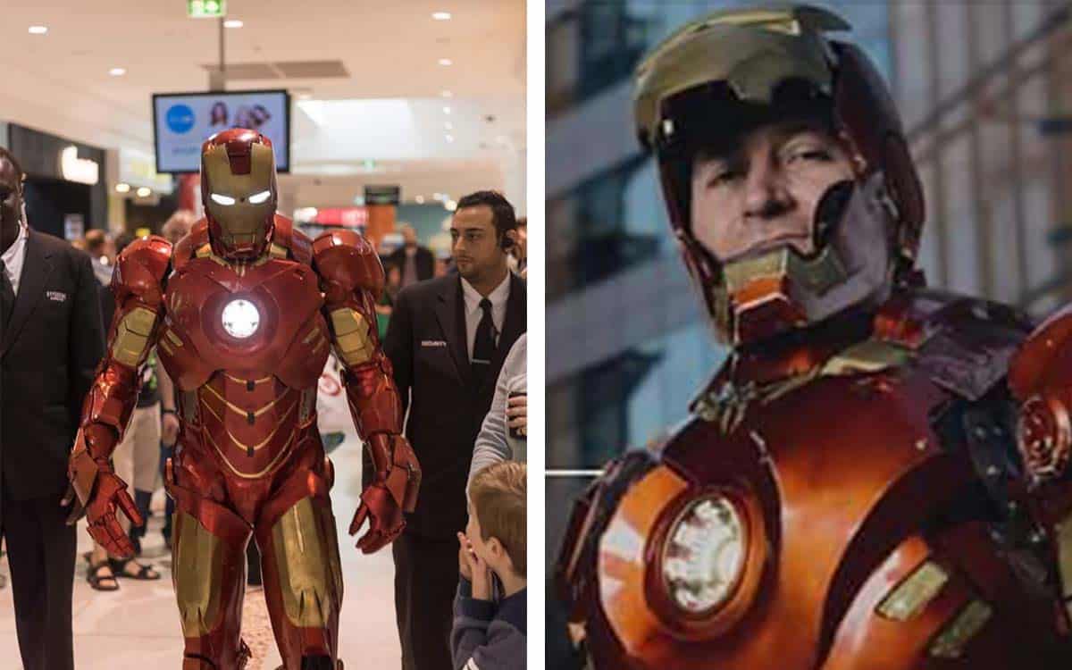 Builds by Baz homemade Iron Man suit
