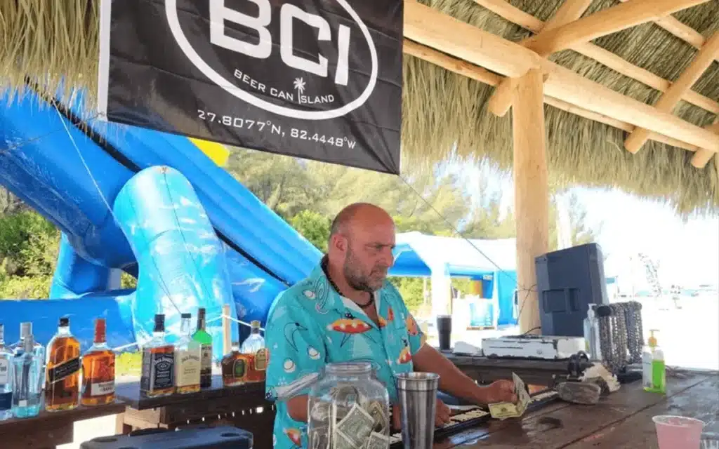 Beer Can Island has turned four friends into millionaires after they chipped in to buy the deserted Florida island for just $65,000