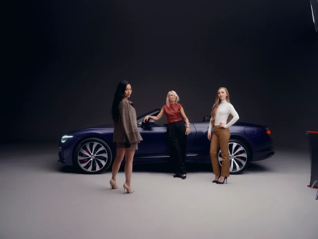Three of music's most remarkable women designed a Bentley Continental GTC with soundwave embroidery and 24K gold organ stops