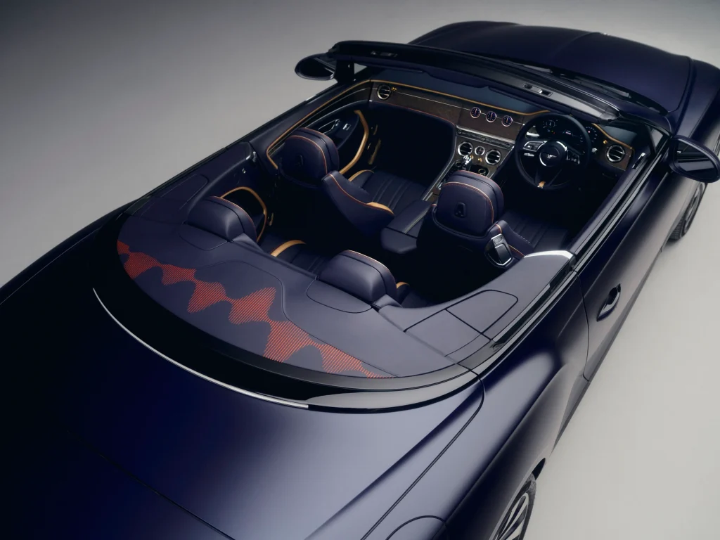 Three of music's most remarkable women designed a Bentley Continental GTC with soundwave embroidery and 24K gold organ stops