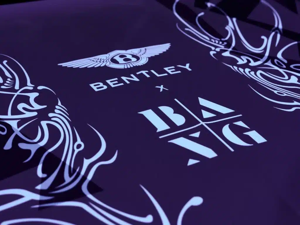 Bentley Bentayga tattoo studio Mulliner UV