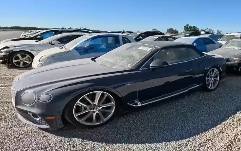 This junkyard $250,000 Bentley GT has a shocking background