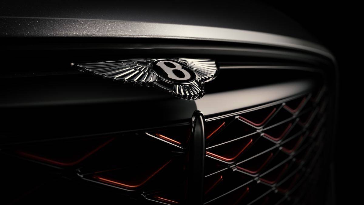 Teaser image for the upcoming Bentley Mulliner Batur