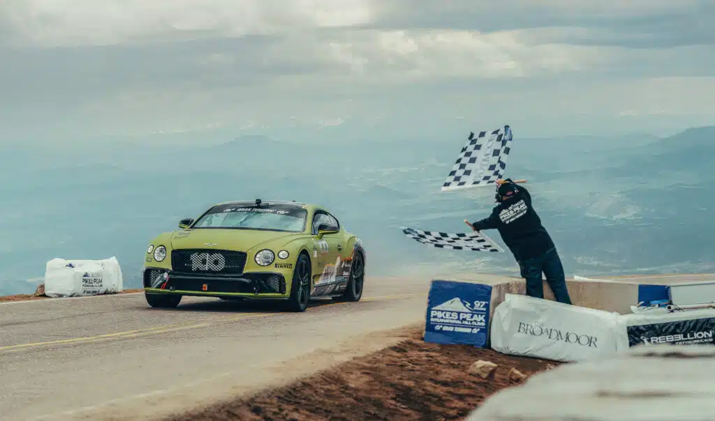 This limited edition Continental GT broke the Pikes Peak hill climb record in 2019.