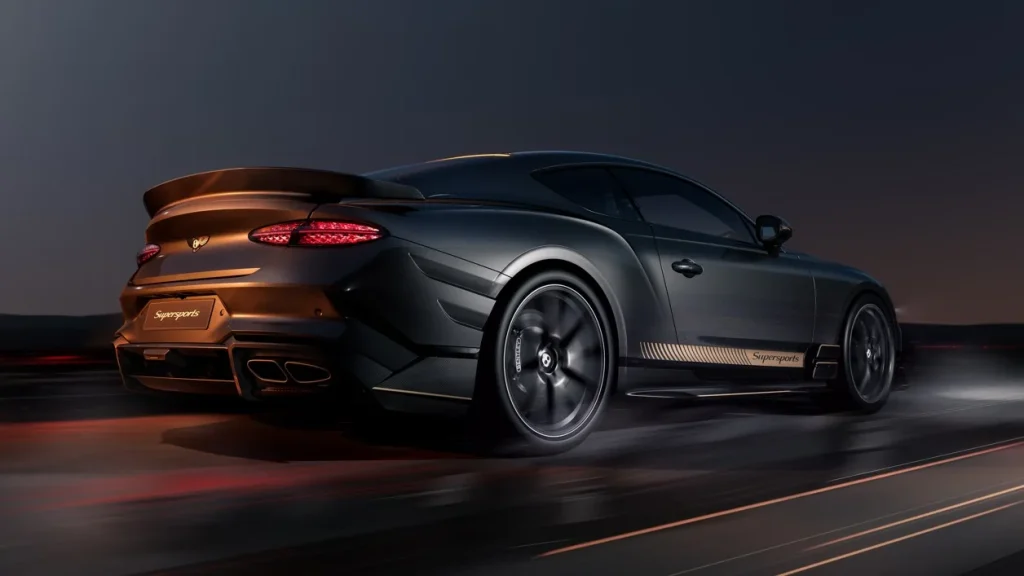 Bentley Continental GT Supersports debuts with major weight cuts, a stronger V8 engine, new aero features and a rear wheel drive setup aimed at sharper handling