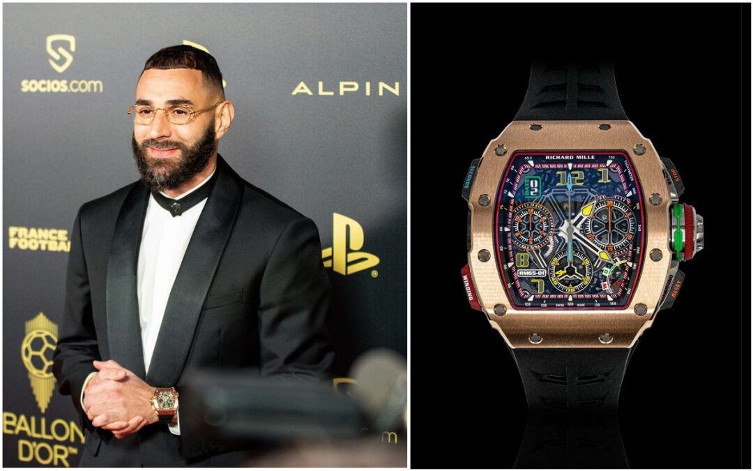 Benzema wore a $500k Richard Mille at this year’s Ballon d’Or