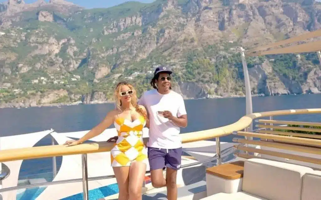 The Flying Fox superyacht Beyonce Jay-Z