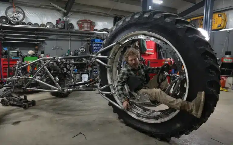 North Idaho guys have built a wheel that is seriously big… like seriously