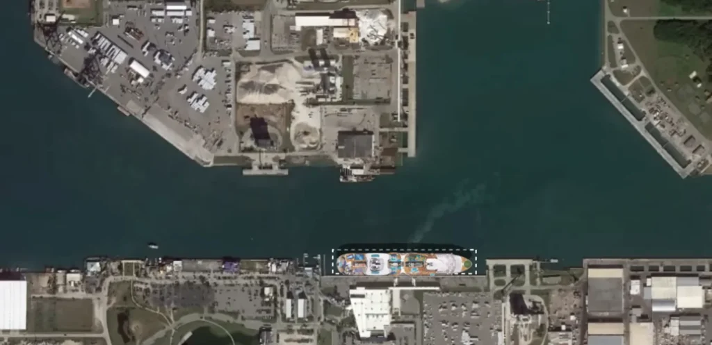 Captain of world's biggest cruise ship explains how he manages to dock it
