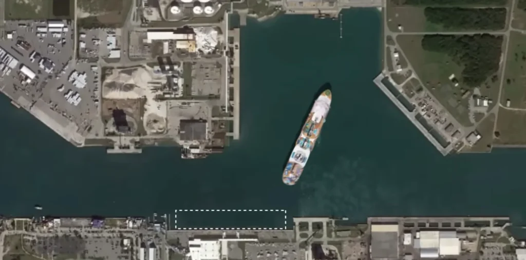 Captain of world's biggest cruise ship explains how he manages to dock it