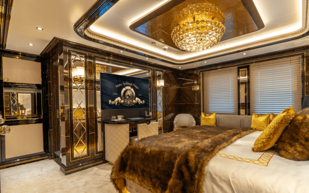 Billionaires Leona yacht has a magical hidden component