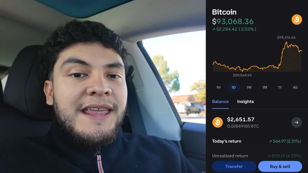 California man who's been putting $5 a day into Bitcoin for 469 days shares how much he's made and the key lesson he's learned