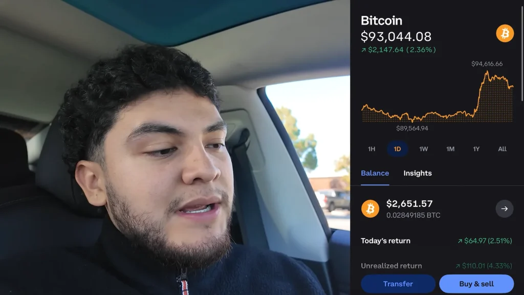 California man who's been putting $5 a day into Bitcoin for 469 days shares how much he's made and the key lesson he's learned