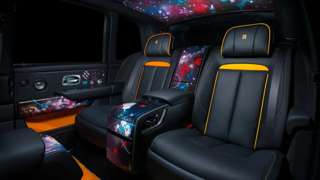 Rolls-Royce unveils 1-of-5 Black Badge Cullinan by Cyril Kongo with interiors that are literally a work of art