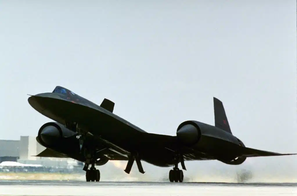 The Blackbird SR71 takes flight.