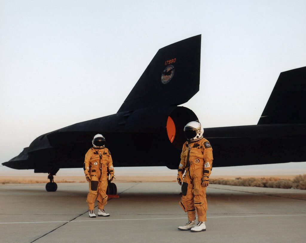 USAF pilots with the BlackBird