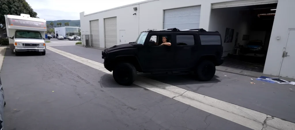 California man painted his Jeep with the blackest paint in the world and it basically disappeared