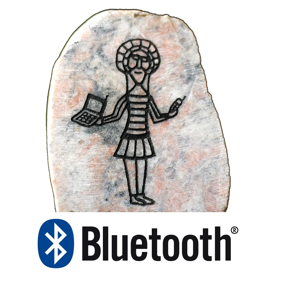 There's a clever hidden meaning behind the Bluetooth logo and name