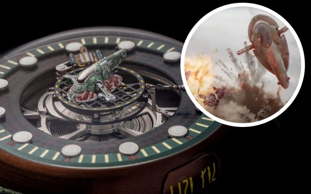 Crazy Boba Fett watch costs $120,000 – and has it’s own spaceship