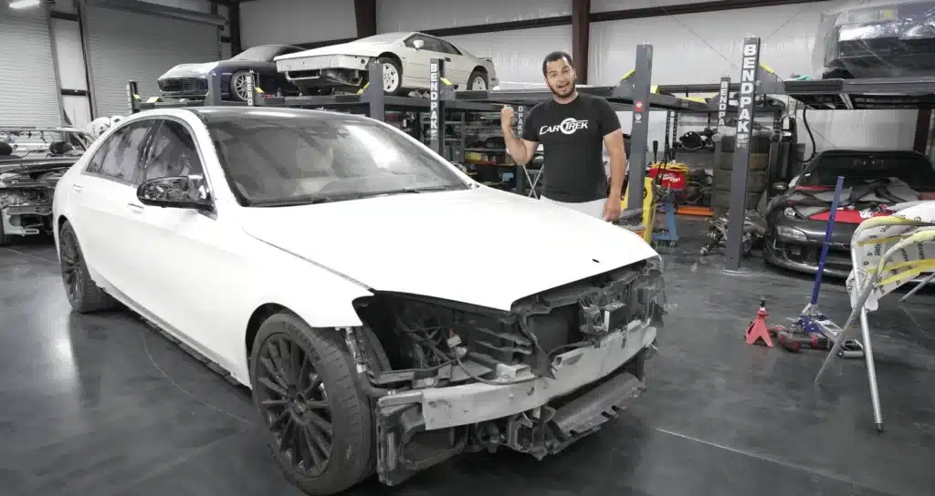 New Jersey man bought cheap Mercedes-Benz S65 AMG but made it look worth $250k with fake Chinese body kit