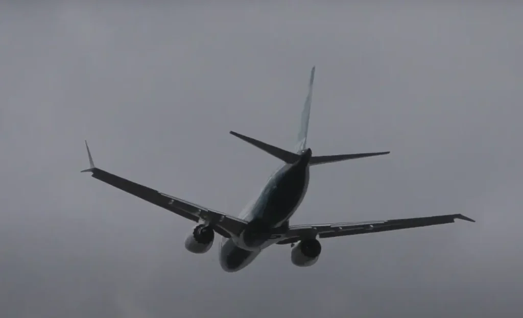 Boeing 737 MAX take-off