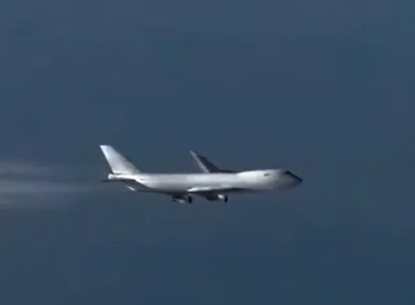 A Boeing 747 glides above the clouds in one of aviation’s most breathtaking sights