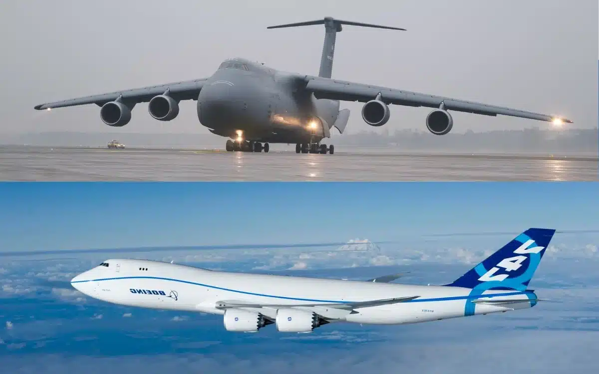 Boeing 747-8 Freighter Vs Lockheed C-5 Galaxy: what’s the best cargo plane in the world?