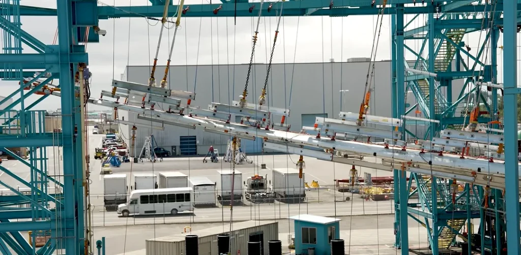 This Boeing 777X is going through a fatigue test of 120,000 simulated flights and this is why it's so important