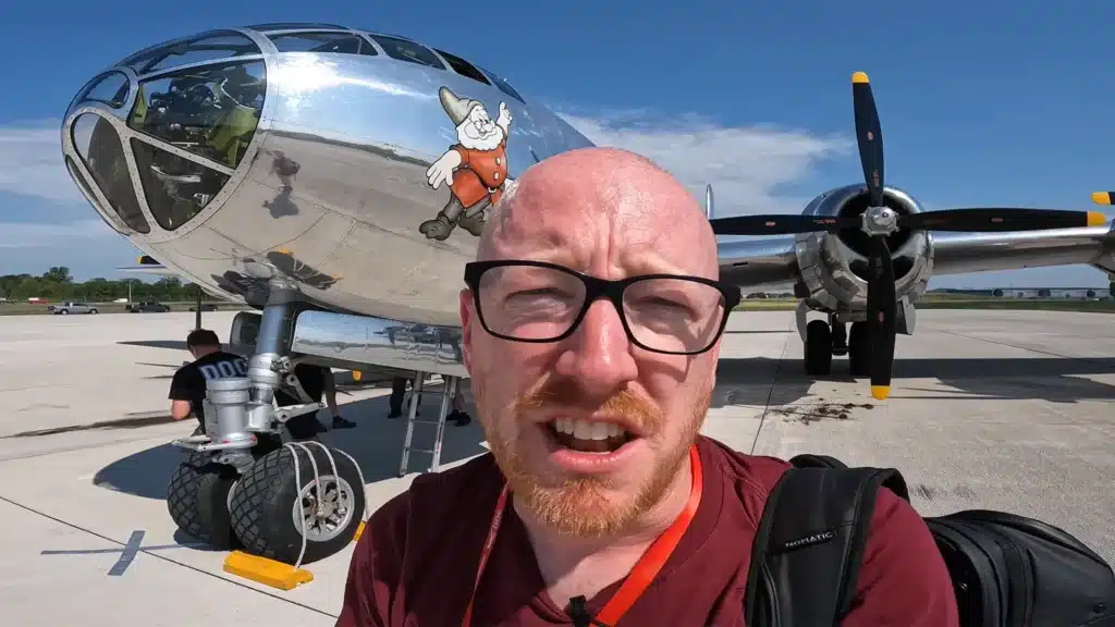 Man spends $1,500 to ride historic Boeing B-29 Superfortress in Wisconsin