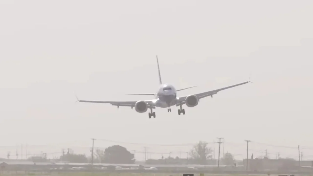 Boeing 737-10 undergoes gruelling crosswinds testing and the footage is wild to watch