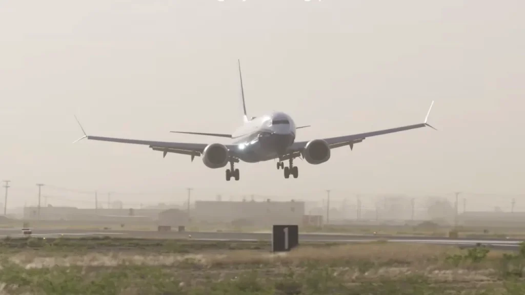 Boeing 737-10 undergoes gruelling crosswinds testing and the footage is wild to watch