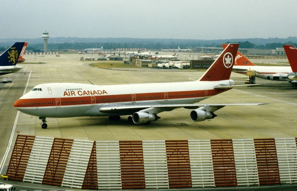 Air Canada Boeing 747s had dancefloors in their jets in the 1970s but it all ended for a very boring reason