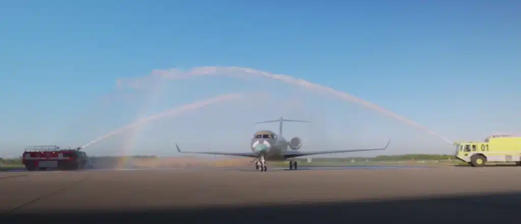 Fastest business jet in the world completes first flight from Toronto