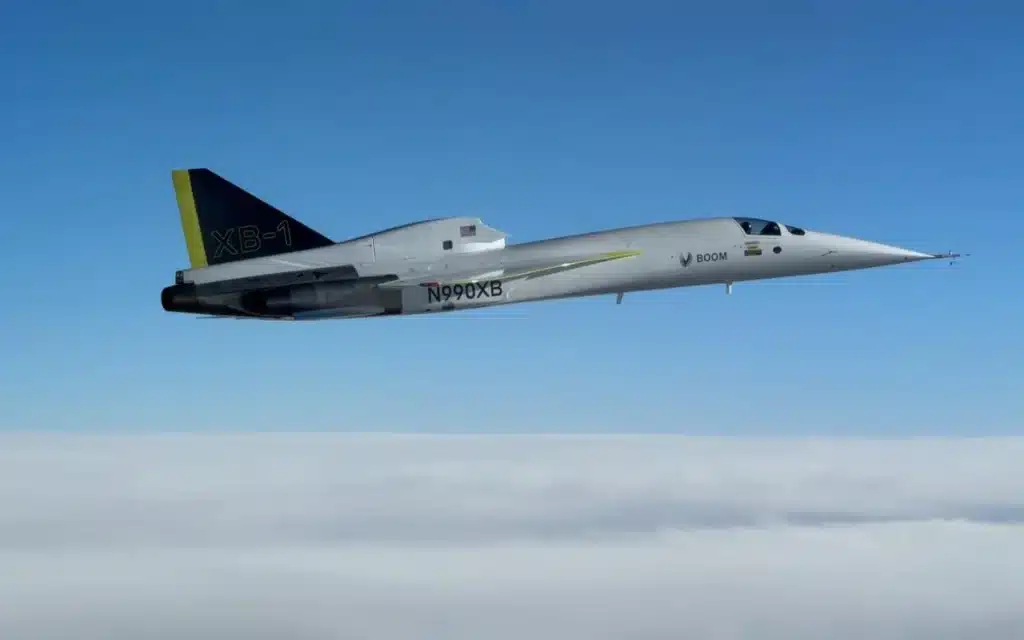 NASA captures Boom Supersonic XB-1 reaching sonic boom speeds