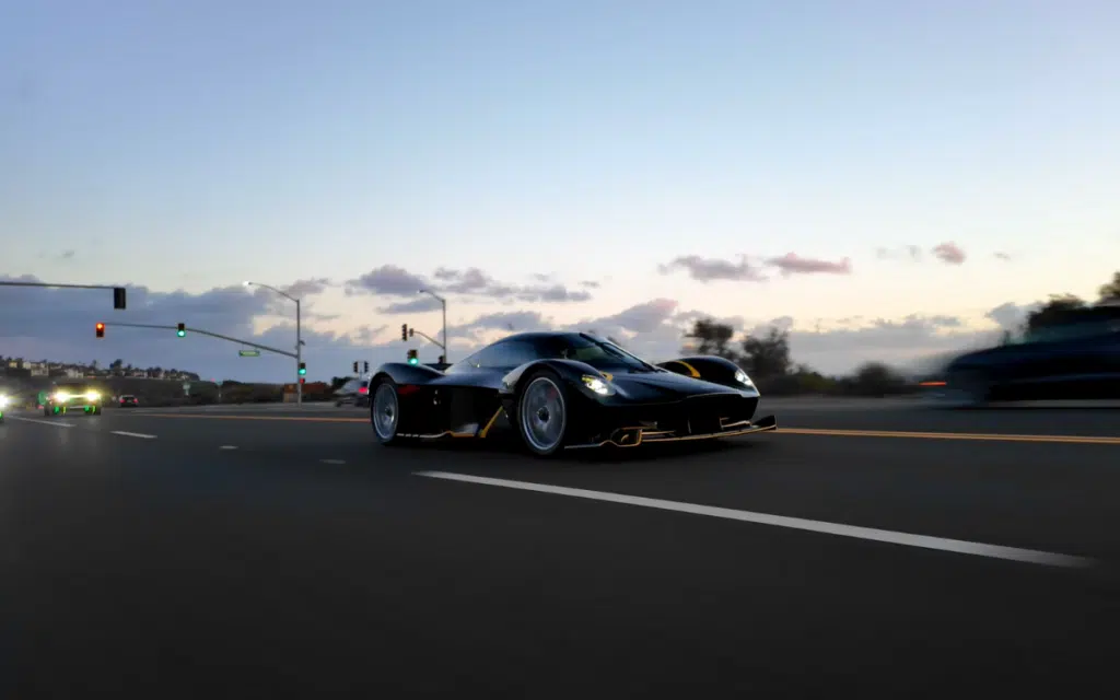 Boss leaves for the weekend and hands over the keys to his Aston Martin Valkyrie Spider