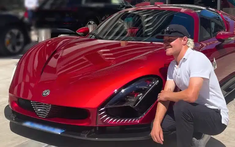 Mercedes F1 reserve driver Valtteri Bottas has taken delivery of a stunning $3 million Alfa Romeo 33 Stradale to add to his already-bustling collection