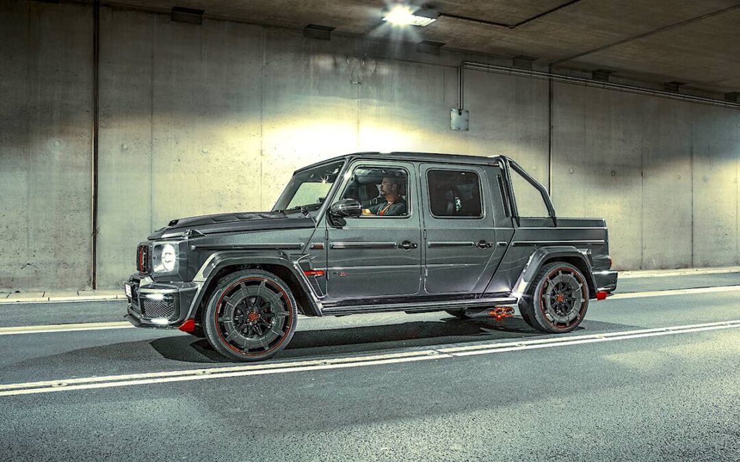 Brabus turns the G-Wagen into an insane 900hp pickup truck